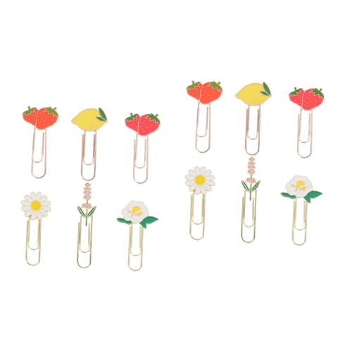 ARTIBETTER 2 Sätze Fruchtpapierclip Lesezeichen Dekorative Papierklammern Clips Dokumentieren Heftklammern Büroklammern Kleine Papierklammern Metallpapierklammer Zinklegierung 6 Stück * 2 ARTIBETTER 2 Sätze Fruchtpapierclip Lesezeichen Dekorative Papierklammern Clips Dokumentieren Heftklammern Büroklammern Kleine Papierklammern Metallpapierklammer Zinklegierung 6 Stück * 2 von Artibetter