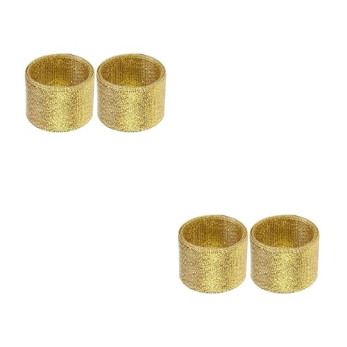 ARTIBETTER 2 Sätze Geschenkboxband Seidenband Bänder Seidensatinband Geschenkband Zum Basteln Chiffonband Organzaband Stoffverpackungsbänder Golden 2Rollen*2 von Artibetter