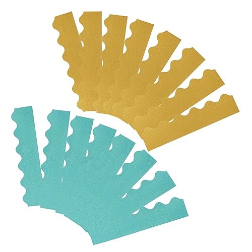 ARTIBETTER 2 Sätze Glitzernde Randdekoration für Klassenzimmer und Selbstklebende Bulletin Bordüren Gold und Grün pro Set für Kreative Diy Projekte und Festliche Anlässe ARTIBETTER 2 Sätze Glitzernde Randdekoration für Klassenzimmer und Selbstklebende Bulletin Bordüren Gold und Grün pro Set für Kreative Diy Projekte und Festliche Anlässe von Artibetter