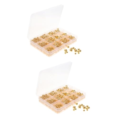 ARTIBETTER 2 Sätze Goldenes Perlenzubehör Schmuck Sortiert Armbänder Uv Runde Lose Abstandsperlen Elegante Abstandsperle Spacer Perlen Harz 1250 Stück * 2 ARTIBETTER 2 Sätze Goldenes Perlenzubehör Schmuck Sortiert Armbänder Uv Runde Lose Abstandsperlen Elegante Abstandsperle Spacer Perlen Harz 1250 Stück * 2 von Artibetter