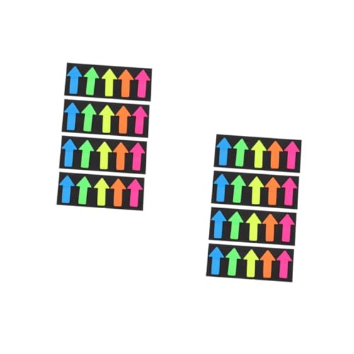 ARTIBETTER 2 Sätze Haftnotiz Pads Etiketten Seitenaufkleber Klebestreifen Stichworte Lesenotizen-aufkleber Klebrig Klein Klassifizierungsaufkleber Das Haustier Colorful 4 Stücke * 2 von Artibetter