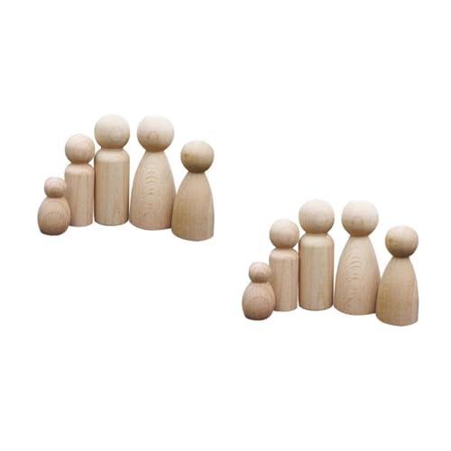 ARTIBETTER 2 Sätze Handbemalte Puppenspielzeuge Unvollendet Bausatz Puppen Bemalen Erste DIY Malpuppe Mädchen Für DIY Malerei Puppe Dekoration Klein Unbemalt Buche 5 Stück * 2 ARTIBETTER 2 Sätze Handbemalte Puppenspielzeuge Unvollendet Bausatz Puppen Bemalen Erste DIY Malpuppe Mädchen Für DIY Malerei Puppe Dekoration Klein Unbemalt Buche 5 Stück * 2 von Artibetter