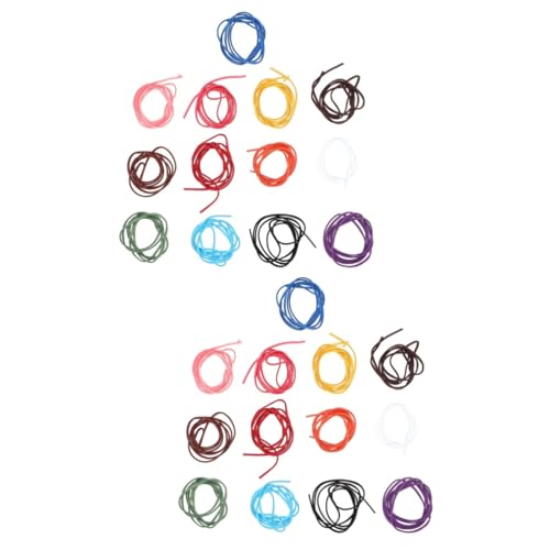 ARTIBETTER 2 Sätze Handgefertigtes Schmuckzubehör Perlen Schlüsselband Armbandkordel Geflochtene Makramee Kordel Bastelkordeln Herstellung Von Armbändern Seil 20 Stück * 2 ARTIBETTER 2 Sätze Handgefertigtes Schmuckzubehör Perlen Schlüsselband Armbandkordel Geflochtene Makramee Kordel Bastelkordeln Herstellung Von Armbändern Seil 20 Stück * 2 von Artibetter