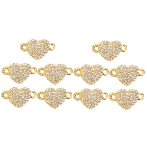 ARTIBETTER 2 Sätze Herzförmige Armbandschnalle Verschlüsse Schlüssel Reiz Schließe Für Herz-magnet-armband-charm Herz Magnetverschluss Schmuck Diy Zubehör Legierung Golden 5 Stücke * 2 ARTIBETTER 2 Sätze Herzförmige Armbandschnalle Verschlüsse Schlüssel Reiz Schließe Für Herz-magnet-armband-charm Herz Magnetverschluss Schmuck Diy Zubehör Legierung Golden 5 Stücke * 2 von Artibetter