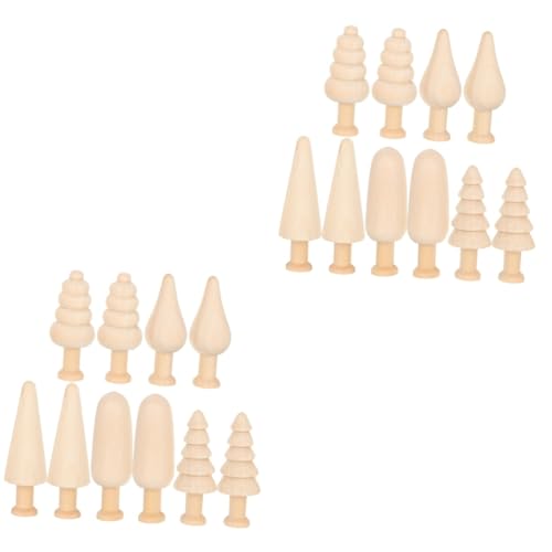 ARTIBETTER 2 Sätze Hölzerne Kleine Pilzspielzeug Für Kinderspielzeug Kinderknallzeug Dekoringe Weihnachtspilz Baumausschnitt Aus Holz Spielzeugbaum Lotusbaum 10 Stück * 2 von Artibetter