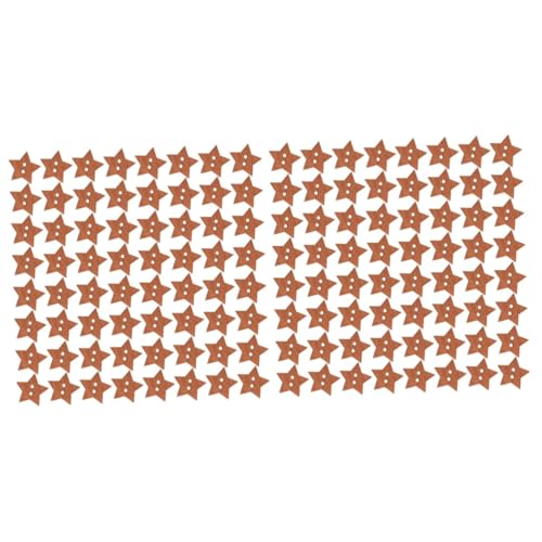 ARTIBETTER 2 Sätze Holzknöpfe Sternform Vintage Fünfzackige Sterne Mit Löchern Für Diy Bastelprojekte Scrapbooking Und Näharbeiten Langlebig Und Vielseitig Einsetzbar 150 Stück * 2 ARTIBETTER 2 Sätze Holzknöpfe Sternform Vintage Fünfzackige Sterne Mit Löchern Für Diy Bastelprojekte Scrapbooking Und Näharbeiten Langlebig Und Vielseitig Einsetzbar 150 Stück * 2 von Artibetter