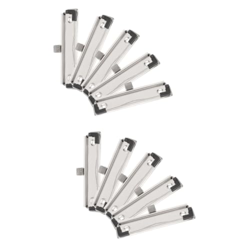 ARTIBETTER 2 Sätze Klemmbrett Mit Stifthalter Schwarzer Klemmbrett Datei Organizer Clip Robuster Klemmbrett Clip Transparente Klemmbretter Pinnwand Ordner Clips Aluminium 5 Stück * 2 von Artibetter