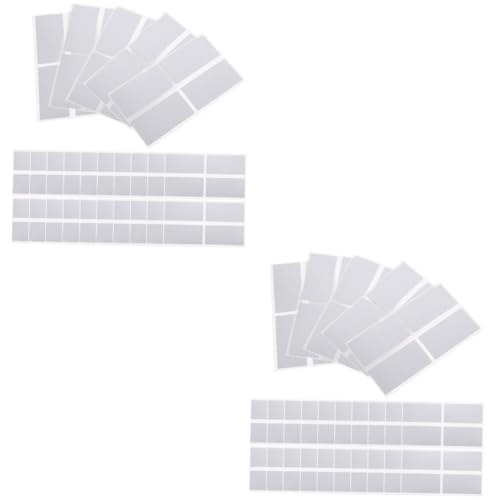 ARTIBETTER 2 Sätze Kratzkarte Für Farbig Abkratzen Schmucklos Gelb Klare Aufkleberetiketten Name Diy-etiketten Abziehen Und Aufkleben Entfernbare Etiketten Papier Silber 50 Stück * 2 von Artibetter
