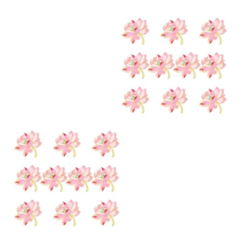 ARTIBETTER 2 Sätze Lotusblumen Patches Bestickte Aufnäher Zum Aufbügeln Für Diy Kleidung Taschen Und Mehr Zur Verschönerung Von Textilien Und Accessoires 10 Stück * 2 ARTIBETTER 2 Sätze Lotusblumen Patches Bestickte Aufnäher Zum Aufbügeln Für Diy Kleidung Taschen Und Mehr Zur Verschönerung Von Textilien Und Accessoires 10 Stück * 2 von Artibetter