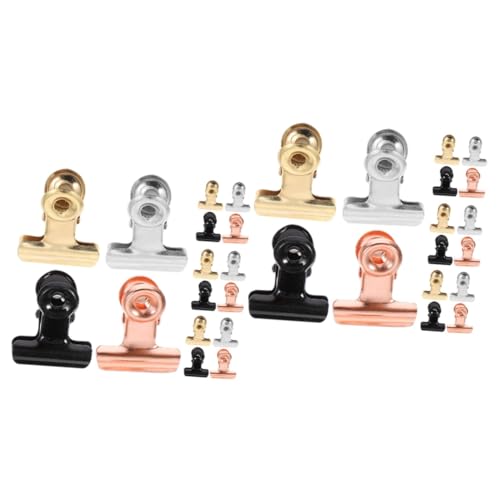 ARTIBETTER 2 Sätze Magnetischer Kleiner Clip Kleine Fotoklammern Magnetische Heftklammern Mini-fotoclips Fotoclips Party-fotoclips Bildklemmen Edelstahl 20 Stück * 2 von Artibetter