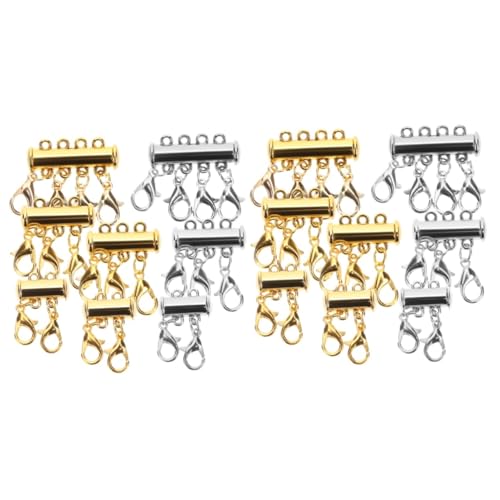 ARTIBETTER 2 Sätze Magnetverschluss Für Teiliges Mit Verstellbaren Schmuckverbindern Für Mehrschichtige Und Armbänder Langlebig Und Rostfrei Für Diy Schmuckherstellung 8 Stücke * 2 von Artibetter