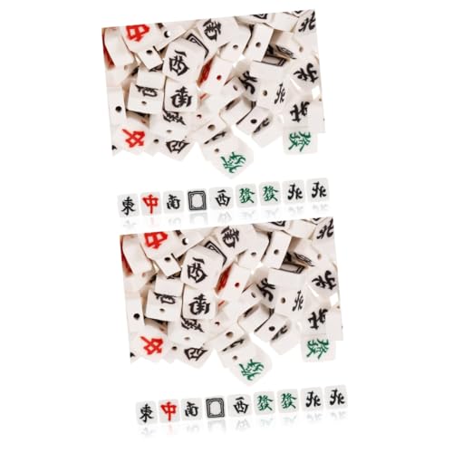 ARTIBETTER 2 Sätze Mahjong-perlen Perlenzauber Blau Perlen Zum Basteln Party Reiz Farbig Anhänger Aus Tonperlen Schmuck Selber Machen Perlen Zur Schmuckherstellung Polymer-ton 100 Stück * 2 ARTIBETTER 2 Sätze Mahjong-perlen Perlenzauber Blau Perlen Zum Basteln Party Reiz Farbig Anhänger Aus Tonperlen Schmuck Selber Machen Perlen Zur Schmuckherstellung Polymer-ton 100 Stück * 2 von Artibetter