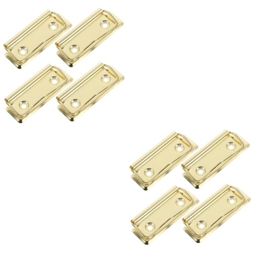 ARTIBETTER 2 Sätze Metallclip -ordner Bindeklammern Für Lehrer Büroklammern Dokumentenordner Entzückende Clipboard-clips Schulmappenclips Aluminiumlegierung 4 Stücke * 2 von Artibetter