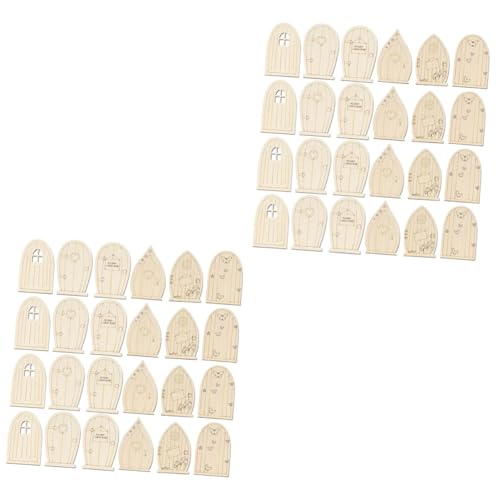 ARTIBETTER 2 Sätze Miniatur Tür Outdoor Kit Garten Fee Feen Dekoration Winzige Indoor Puppenhaus Holztür DIY Tür Handwerk Tür Ornament Unfertige Holztür Holz 24 Stück * 2 ARTIBETTER 2 Sätze Miniatur Tür Outdoor Kit Garten Fee Feen Dekoration Winzige Indoor Puppenhaus Holztür DIY Tür Handwerk Tür Ornament Unfertige Holztür Holz 24 Stück * 2 von Artibetter