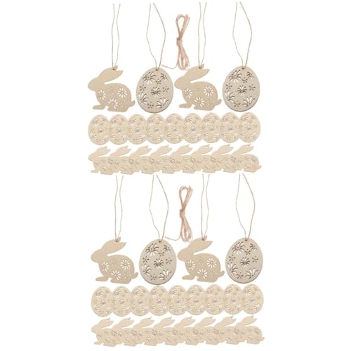 ARTIBETTER 2 Sätze Osterdeko-anhänger Ornament Wohndeko Selber Machen Dekorationen Handgefertigter Graffiti-chip Diy-graffiti-chip Osterausschnitte Diy-deko Zu Ostern Beige Holz 25 Stück * 2 ARTIBETTER 2 Sätze Osterdeko-anhänger Ornament Wohndeko Selber Machen Dekorationen Handgefertigter Graffiti-chip Diy-graffiti-chip Osterausschnitte Diy-deko Zu Ostern Beige Holz 25 Stück * 2 von Artibetter