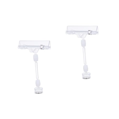 ARTIBETTER 2 Sätze Preisschild Clips Mit Magnet Durchsichtige Etikettenhalter Für Supermärkte Für Und Informationsanzeige Vielseitig Einsetzbar Für Karten Und Fotos 3 Stücke * 2 von Artibetter