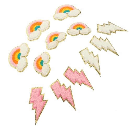 ARTIBETTER 2 Sätze Regenbogen Patch Kleidung Patches Dekorativer Nähpatch Cartoon Bunte Kleidung Applikation Für Neon Dekoration Stickerei Applikation Stil Stoff Flash Polyester 12 Stück * 2 ARTIBETTER 2 Sätze Regenbogen Patch Kleidung Patches Dekorativer Nähpatch Cartoon Bunte Kleidung Applikation Für Neon Dekoration Stickerei Applikation Stil Stoff Flash Polyester 12 Stück * 2 von Artibetter