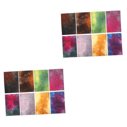 ARTIBETTER 2 Sätze Sammelalbum Diy Papier Scrapbooking -vorräte Texturiert Decoupage-papier Zum Basteln Schrottbücher Scrapbooking-materialien Kunstpapier 8 Blätter * 2 von Artibetter