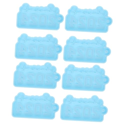 ARTIBETTER 2 Sätze Schlüsselanhänger Grad Schlüsselbundformen Herstellung Gold Basteln Silikonform Silikonmuffinformen Giessform Silikon Diy Bastelform Gussform Kieselgel Blue 4 Stücke * 2 von Artibetter