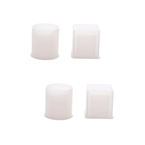 ARTIBETTER 2 Sätze Silikon Blumentopf Gießform Set Teiliges Modell für Diy Bastelprojekte Flexibel und Wiederverwendbar für Erwachsene für Kreative Pflanzgefäße Weiß von Artibetter