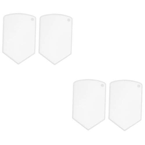 ARTIBETTER 2 Sätze Silikonformen Für Anhänger Loch Schildform Gießharz Diy Moulds Für Kreative Bastelprojekte Langlebig Flexibel Und Wiederverwendbar 2 Stück * 2 von Artibetter