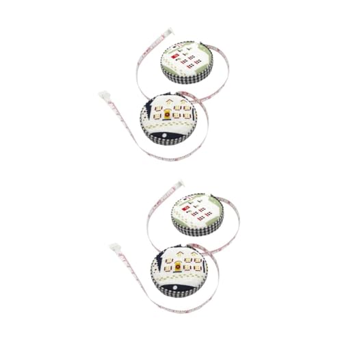 ARTIBETTER 2 Sätze Stoffmaßband Flexibles Robustes Maßband Für Nähen Und Schneiderarbeiten Geeignet Für Zuhause Oder Geschäfte Mit Klaren Zahlen Und Buchstaben Für Gebogene Und 2 Stücke * 2 von Artibetter