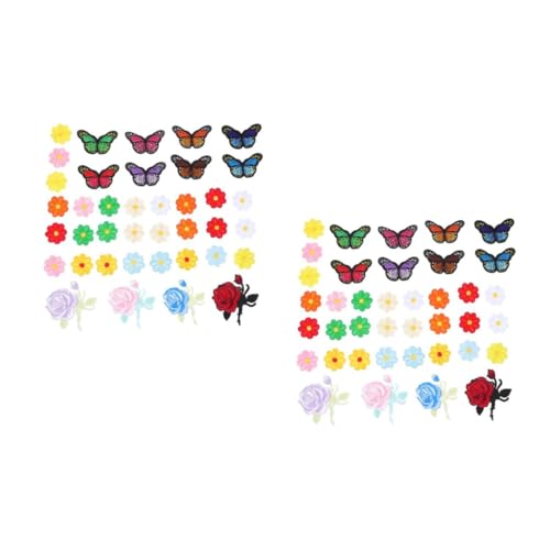 ARTIBETTER 2 Sätze Teiliges Bestickte Blumen Patches Für Kleidung Aufbügeln Und Verzieren Von Kleidungsstücken Taschen Und Praktische Diy Applikationen Für Kreative Designs 39 Stück * 2 ARTIBETTER 2 Sätze Teiliges Bestickte Blumen Patches Für Kleidung Aufbügeln Und Verzieren Von Kleidungsstücken Taschen Und Praktische Diy Applikationen Für Kreative Designs 39 Stück * 2 von Artibetter