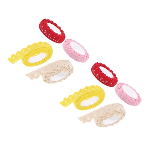 ARTIBETTER 2 Sätze Teiliges Diy Spitzenband Baumwolle Dekoratives Selbstklebendes Hohles Spitzenband Für Bastelarbeiten Hochzeiten Und Wohnkultur 4 Stücke * 2 von Artibetter