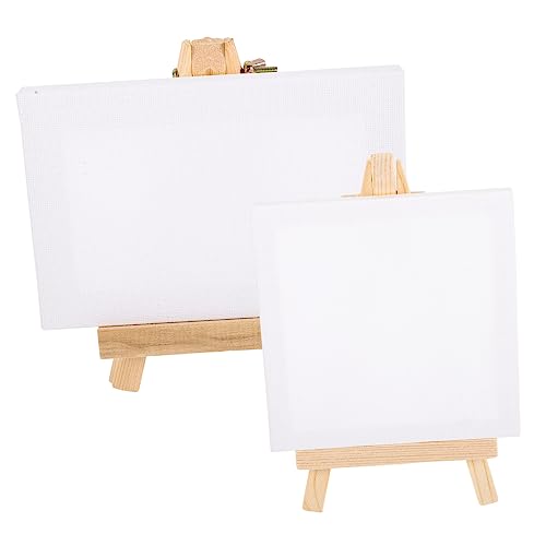 ARTIBETTER 2 Sätze Teiliges Mini mit Ständern Multifunktionale Diy Malleinwände für Projekte und Kunstwerke für Anfänger von Artibetter