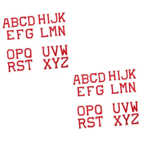 ARTIBETTER 2 Sätze Teiliges Patches Zum Aufbügeln Farbige Aufnäher Für Kleidung Taschen Hüte Und Diy Projekte Zum Reparieren Oder Dekorieren Von Textilien 26 Stücke * 2 von Artibetter