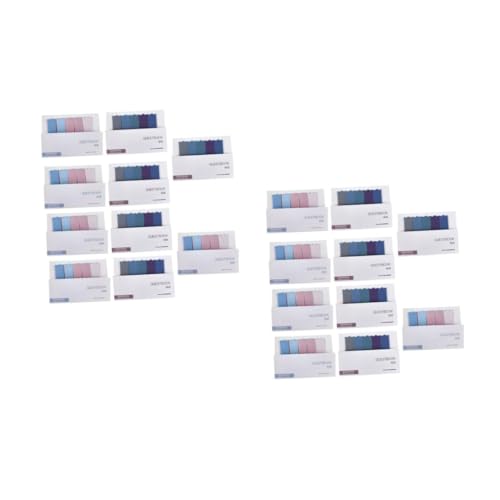 ARTIBETTER 2 Sätze Teiliges Selbstklebende Page Tabs Haftnotizen Für Büro Und Schule Wiederverwendbare Index Sticker Für Notizen Und Lesezeichen Praktische 10 Stück * 2 von Artibetter