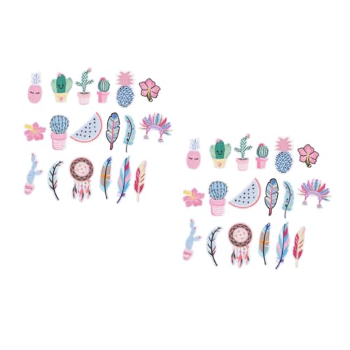 ARTIBETTER 2 Sätze Teiliges Set Bunter Patches Für Kleidung Lustige Bestickte Aufnäher Zur Dekoration Und Reparatur Von Jeans Taschen Und Mehr Einfach Anzubringen Für Diy 18 Stücke * 2 ARTIBETTER 2 Sätze Teiliges Set Bunter Patches Für Kleidung Lustige Bestickte Aufnäher Zur Dekoration Und Reparatur Von Jeans Taschen Und Mehr Einfach Anzubringen Für Diy 18 Stücke * 2 von Artibetter