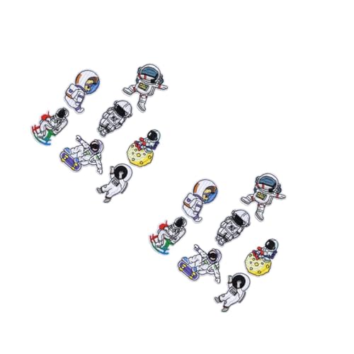 ARTIBETTER 2 Sätze Teiliges Set Von Cartoon Stickereiflicken Astronauten Patches Für Kleidung Taschen Hüte Diy Dekoration Sicher Und Langlebig Zum Reparieren Von Löchern Und 7 Stück * 2 ARTIBETTER 2 Sätze Teiliges Set Von Cartoon Stickereiflicken Astronauten Patches Für Kleidung Taschen Hüte Diy Dekoration Sicher Und Langlebig Zum Reparieren Von Löchern Und 7 Stück * 2 von Artibetter