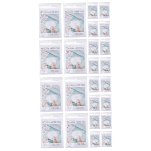 ARTIBETTER 2 Sätze Übertragen Sie papier Wasserlöslicher Film auflösbarer Stoff Stick- und Stickpapier abwaschen transferpapier Handnähstabilisator wasserlösliche Stickfolie von Artibetter