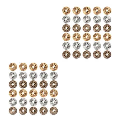 ARTIBETTER 2 Sätze Ufo Zubehör Zubehör Abstandshalter UV Groß Rund Metallisch Zubehör Zur Schmuckherstellung Charms Zur Schmuckherstellung Perlen Zur 300 STÜCKE * 2 von Artibetter