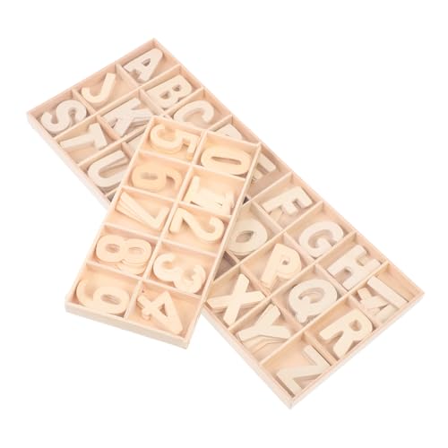 ARTIBETTER 2 Sätze Unbemalte Holzbuchstaben und Zahlen Diy Holzchips für Kreative Raumdekoration und Kinderhandwerk Material für Bastelprojekte und Lernspiele ARTIBETTER 2 Sätze Unbemalte Holzbuchstaben und Zahlen Diy Holzchips für Kreative Raumdekoration und Kinderhandwerk Material für Bastelprojekte und Lernspiele von Artibetter