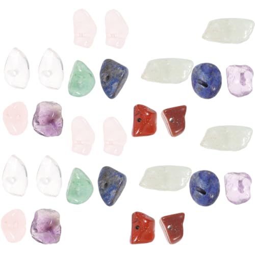 ARTIBETTER 2 Sätze Unregelmäßige Naturstein Perlen Diy Schmuckherstellung Spacer Beads Box für Armbänder Basteln Vielseitige Farben Praktische Gestaltung von Artibetter