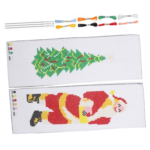 ARTIBETTER 2 Sätze Weihnachts Diy Kreuzstich Buchzeichen Handgemachte Stickerei Kits für Dekorative Lesezeichen mit Weihnachtsmotiven Weihnachtsmann ARTIBETTER 2 Sätze Weihnachts Diy Kreuzstich Buchzeichen Handgemachte Stickerei Kits für Dekorative Lesezeichen mit Weihnachtsmotiven Weihnachtsmann von Artibetter