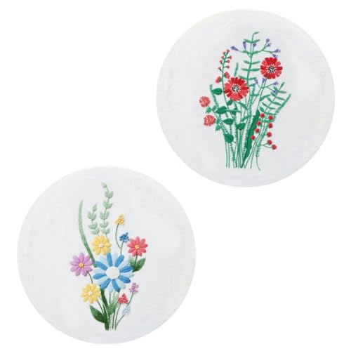 ARTIBETTER 2 Satz Stickset für Anfänger Teiliges Diy Stickerei Kit mit Bunten Baumwollfäden Sticknadeln und Vorlage für Kreative Handarbeiten für Erwachsene ARTIBETTER 2 Satz Stickset für Anfänger Teiliges Diy Stickerei Kit mit Bunten Baumwollfäden Sticknadeln und Vorlage für Kreative Handarbeiten für Erwachsene von Artibetter