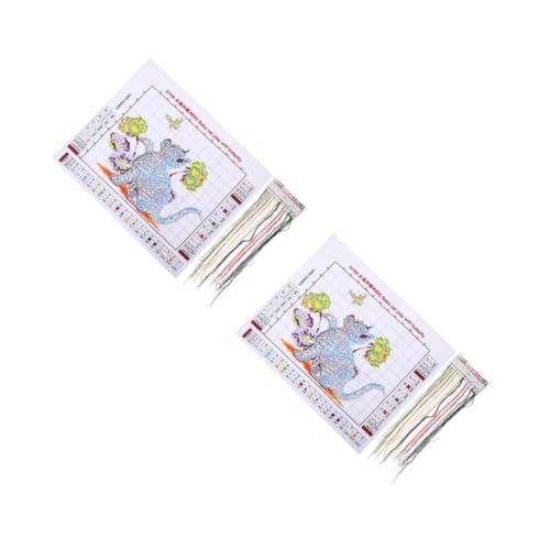 ARTIBETTER 2 Sets Kreuzstich Set Für Erwachsene Stickset Für Anfänger Tiere Katzen Stickerei Nähen Stickgarn Stickrahmen Stickwerkzeug Set Bastelbedarf Für Erwachsene Kits Floss ARTIBETTER 2 Sets Kreuzstich Set Für Erwachsene Stickset Für Anfänger Tiere Katzen Stickerei Nähen Stickgarn Stickrahmen Stickwerkzeug Set Bastelbedarf Für Erwachsene Kits Floss von Artibetter