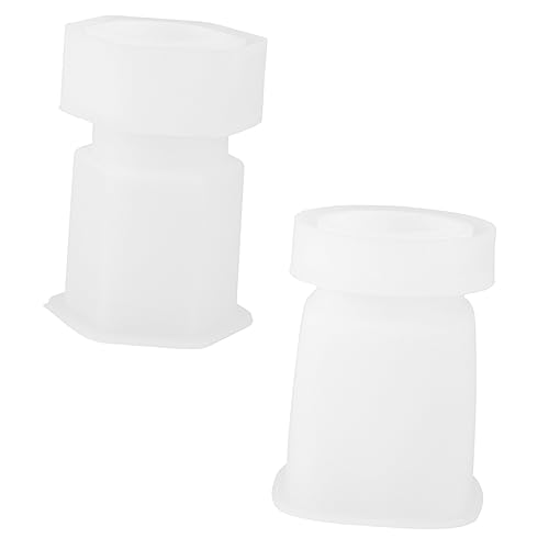 ARTIBETTER 2 Sets Vorratsflaschenform Silikonformen DIY Silikon Kunst Bastelform Silikonform Silikonform Bastelzubehör DIY Form DIY Form DIY Bastelform DIY Zubehör Kieselgel von Artibetter