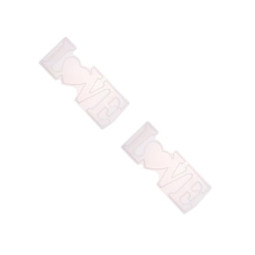 ARTIBETTER 2 Stck. Diy Silikonform für Englische Wörter Kristall Epoxidharz Gießform für Ornamente für Bastelprojekte und ARTIBETTER 2 Stck. Diy Silikonform für Englische Wörter Kristall Epoxidharz Gießform für Ornamente für Bastelprojekte und von Artibetter