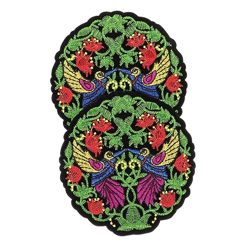 ARTIBETTER 2 Stck. Runde Gestickte Patches mit Blumen und Vogelmotiv für Kleidung Diy Dekoration und Kreative Applikationen für Jeans Jacken und Mehr ARTIBETTER 2 Stck. Runde Gestickte Patches mit Blumen und Vogelmotiv für Kleidung Diy Dekoration und Kreative Applikationen für Jeans Jacken und Mehr von Artibetter