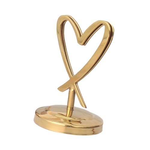 ARTIBETTER 2 Stck. Tischkartenhalter Herz aus Hochwertigem Metall Dekorativer Kartenhalter für Hochzeit Restaurant und Zuhause Praktischer Memo Clip mit Abgerundeten Ecken für Notizen To Do ARTIBETTER 2 Stck. Tischkartenhalter Herz aus Hochwertigem Metall Dekorativer Kartenhalter für Hochzeit Restaurant und Zuhause Praktischer Memo Clip mit Abgerundeten Ecken für Notizen To Do von Artibetter
