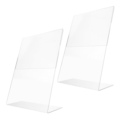 ARTIBETTER 2 Stück Acryl Tischkartenhalter Abnehmbar Verstellbar Für Die Tischplatte Zeigt Namen Supermarkt Ausweis Staffelei Für Schilder Klare Anzeigehalter Menü Gruß Kleiner ARTIBETTER 2 Stück Acryl Tischkartenhalter Abnehmbar Verstellbar Für Die Tischplatte Zeigt Namen Supermarkt Ausweis Staffelei Für Schilder Klare Anzeigehalter Menü Gruß Kleiner von Artibetter