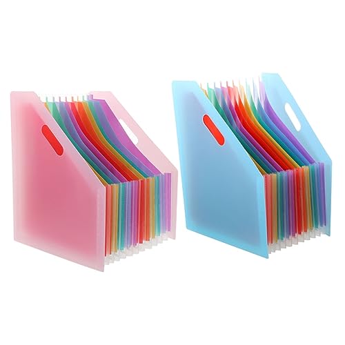 ARTIBETTER 2 Stück Akkordeon Ordner und Blau Erweiterbarer Aktenordner für Dokumente Fotos und Karten für Büro und Zuhause Praktische Aufbewahrungslösung ARTIBETTER 2 Stück Akkordeon Ordner und Blau Erweiterbarer Aktenordner für Dokumente Fotos und Karten für Büro und Zuhause Praktische Aufbewahrungslösung von Artibetter
