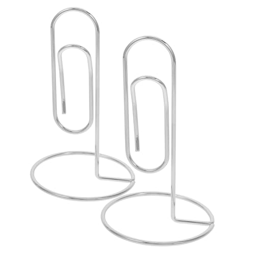 ARTIBETTER 2 Stück Bild Steht Für Tisch Fotohalter Kartenhalter Platzieren Namens-tischkartenhalter Für Hochzeiten Staffelei Steht Für Schild Gold Inhaber Wählt Menü-memo-clips Silver Eisen von Artibetter