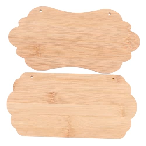 ARTIBETTER 2 Stück Blanko Holzschilder zum Aufhängen Unvollendete Türschilder für Diy Projekte Bastelbedarf für Hochzeiten und Gartendekorationen von Artibetter
