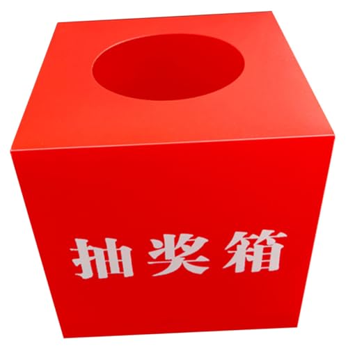 ARTIBETTER 2 Stück -Box für Inhaber verlosen Mini Tombola-Losbehälter Party Fall briefkasten Wahlurnen Gewinnspielboxen Tombolaboxen mit Schlitz Tombola-Losboxen mit Schlitz pp rot ARTIBETTER 2 Stück -Box für Inhaber verlosen Mini Tombola-Losbehälter Party Fall briefkasten Wahlurnen Gewinnspielboxen Tombolaboxen mit Schlitz Tombola-Losboxen mit Schlitz pp rot von Artibetter