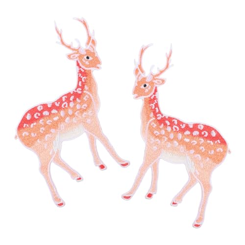 ARTIBETTER 2 Stück Creative Deer Embroidery Patches Teiliges Diy Stoffaufnäher Dekorative Flicken für Kleidung Einfach Anzunähen für Bekleidungsgeschäfte und Bastelprojekte ARTIBETTER 2 Stück Creative Deer Embroidery Patches Teiliges Diy Stoffaufnäher Dekorative Flicken für Kleidung Einfach Anzunähen für Bekleidungsgeschäfte und Bastelprojekte von Artibetter